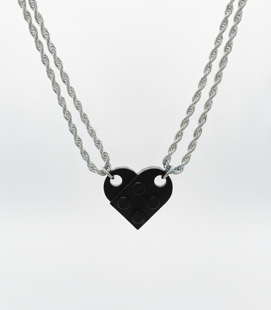Connected Hearts - Couple Necklace