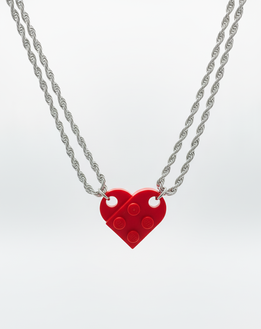 Connected Hearts - Couple Necklace